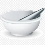 矢量卡通质感白色碗素材 免费PNG素材