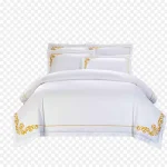 白色正面酒店床 免费PNG素材