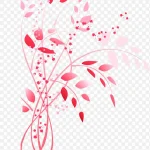 矢量水彩植物 透明背景PNG