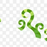 绿色卡通植物 高清PNG