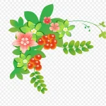 矢量叶藤植物 免费PNG素材