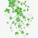 矢量叶藤植物 透明背景PNG