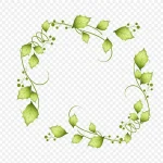 矢量叶藤植物 免费PNG素材