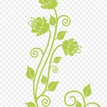 矢量叶藤植物 PNG素材下载