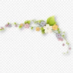 矢量花藤植物素材 PNG素材下载