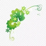 矢量绿色叶藤植物 高清PNG