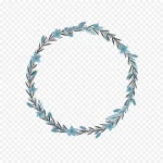 蓝色植物花卉 免费PNG素材