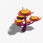 红黄植物 高清PNG