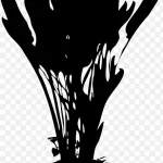 植物剪影 PNG素材下载