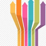 彩色箭头 高清PNG