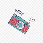 卡通彩色相机 免费PNG素材