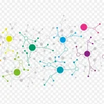 彩色细胞结构 高清PNG