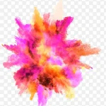 彩色染料 透明背景PNG