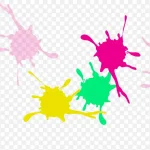 彩色油漆 PNG素材下载