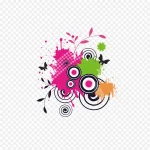 彩色喷溅素材 免费PNG素材