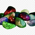 彩色水晶石免抠素材 透明背景PNG