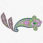 彩色花纹形状 高清PNG