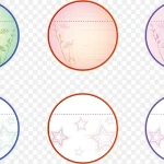 彩色圆圈海报素材 高清PNG