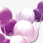 彩色气球 免费PNG素材