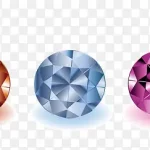 各种彩色钻石 高清PNG