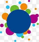 彩色圆 高清PNG