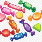 彩色糖果 免费PNG素材