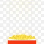 彩色纸屑飘落 透明背景PNG