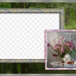 森林背景边框 高清PNG