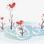 浪漫背景 PNG素材下载