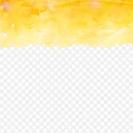 黄色背景 透明背景PNG