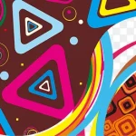 矢量时尚背景效果元素 PNG素材下载