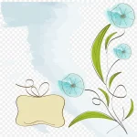 矢量清新背景 PNG素材下载