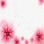 粉色花之背景 PNG素材下载