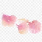 粉色泼墨 高清PNG