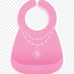 粉色圆圈领衣服 透明背景PNG