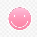 粉色笑脸 免费PNG素材