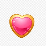 粉色爱心 免费PNG素材