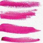 粉色水墨画 PNG素材下载