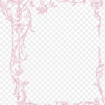 粉色花边 高清PNG