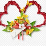 花卉线描花卉图片素材 透明背景PNG