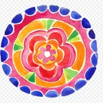 花卉标签矢量花卉素材 PNG素材下载