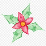 花卉图片素材花卉线描 透明背景PNG