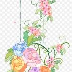 矢量水彩花卉 高清PNG