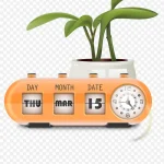 时尚闹钟日历矢量 PNG素材下载