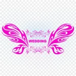 时尚大气婚纱店的logo PNG素材下载