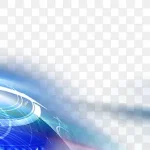 蓝色时尚科技图 免费PNG素材