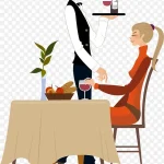 喝酒的时尚女孩 高清PNG