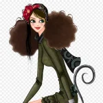 时尚女性图片 透明背景PNG