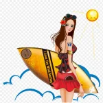 时尚人物图片 透明背景PNG