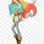 时尚 美女 高清PNG